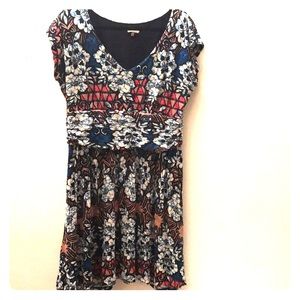 Anthropologie Batik Print Dress